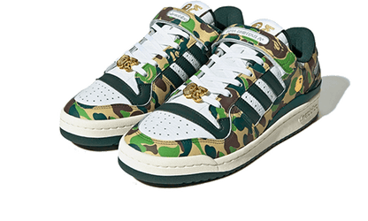 Forum 84 Low Bape 30th Anniversary Green Camo