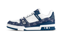 LV Trainer Monogram Denim White Blue