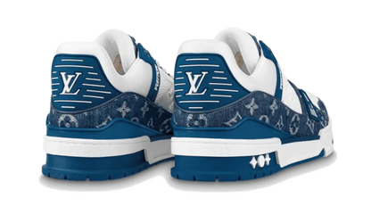 LV Trainer Monogram Denim White Blue
