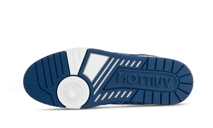 LV Trainer Monogram Denim White Blue