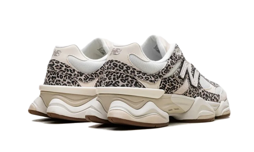 9060 ASOS Exclusive Beige Brown Leopard Print