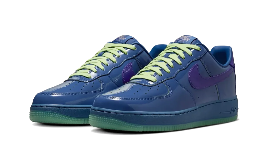 Air Force 1 Low Patent Leather Mystic Navy Grape Ice