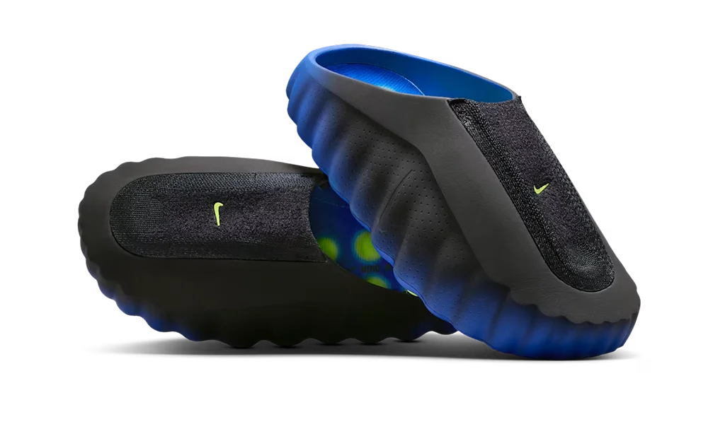 Nike Mind 001 Flyknit Slide Hyper Royal Black