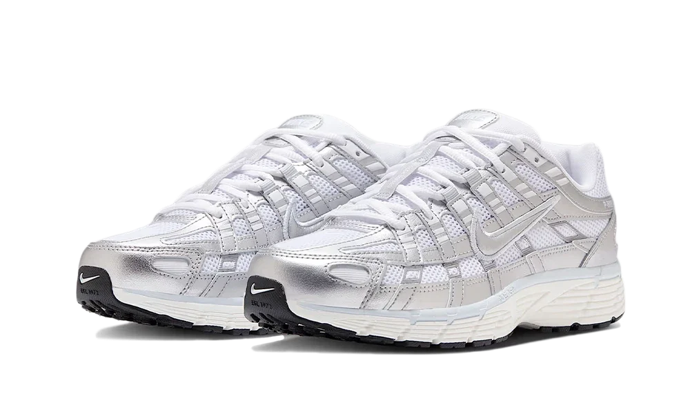 P-6000 White Metallic Silver