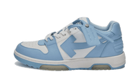 Out Of Office “OOO” Calf Leather White Light Blue