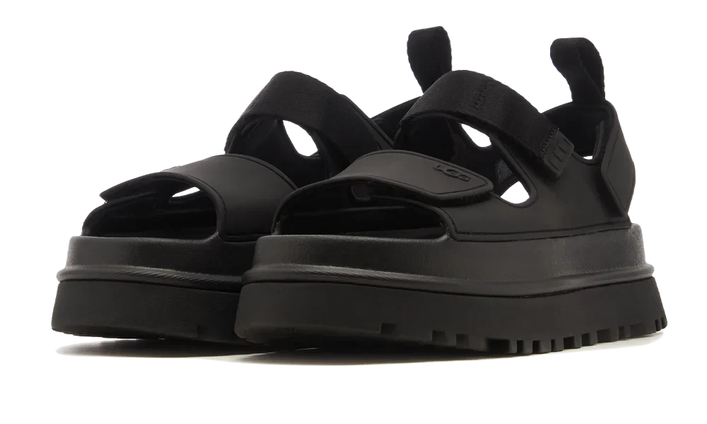 GoldenGlow Sandal Black