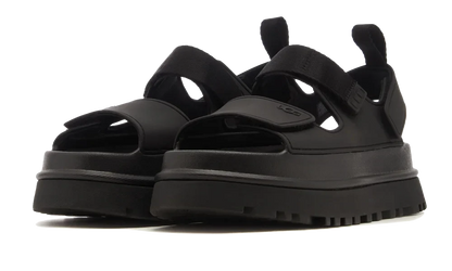 GoldenGlow Sandal Black