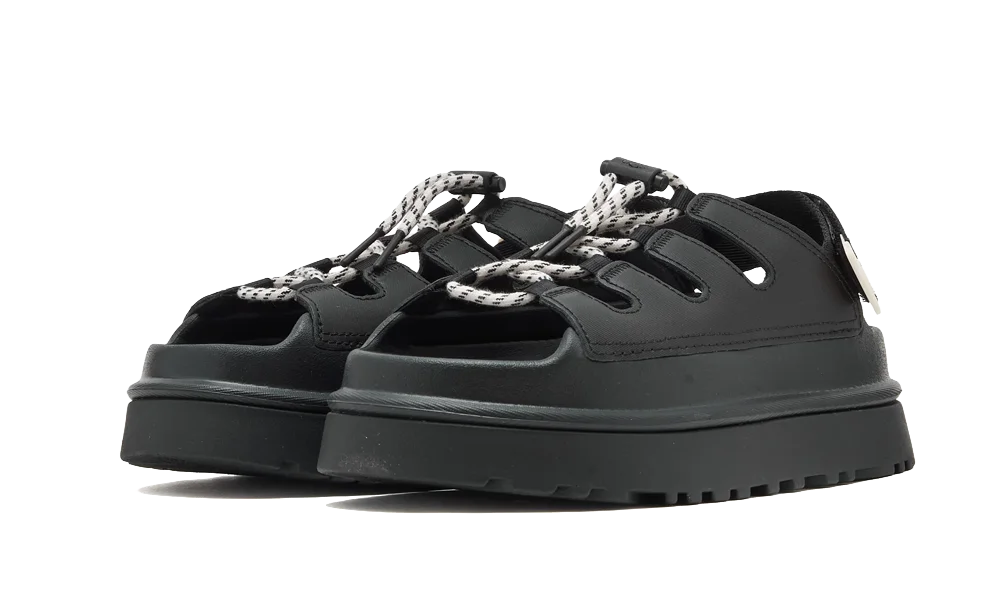 GoldenGlow Toggle Sandal Black