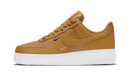Air Force 1 Low Mini Swoosh Wheat Pink