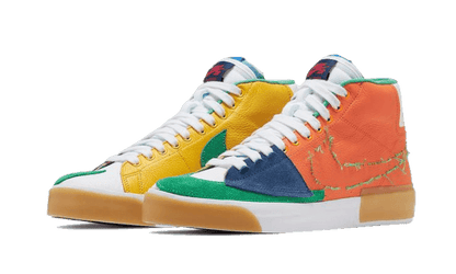 SB Zoom Blazer Mid Edge Safety Orange University Gold