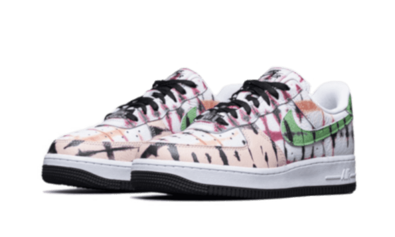Air Force 1 Low Black Tie Dye
