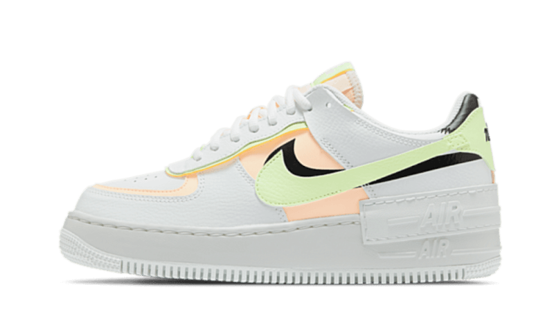 Air Force 1 Shadow Summit White Barely Volt Crimson Tint