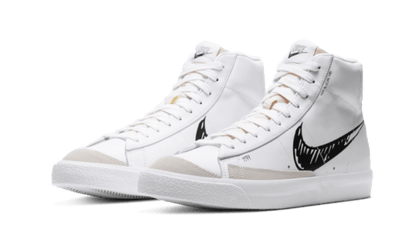 Blazer Mid Sketch Black Swoosh