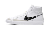 Blazer Mid Sketch Black Swoosh