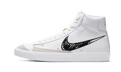 Blazer Mid Sketch Black Swoosh