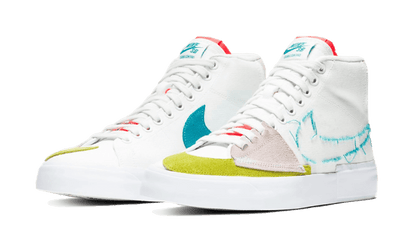 SB Blazer Mid Edge Hack Pack White Multi