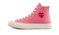 Chuck Taylor All-Star 70s Hi Comme des Garçons PLAY Bright Pink