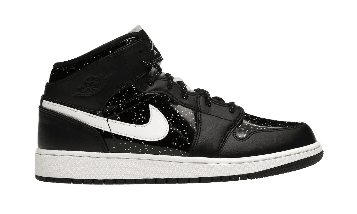 Air Jordan 1 Mid Black Speckle - AV5174-001