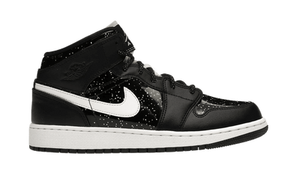 Air Jordan 1 Mid Black Speckle - AV5174-001