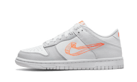 Dunk Low 3D Swoosh White Grey
