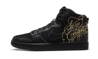 SB Dunk High FAUST Black Gold