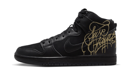 SB Dunk High FAUST Black Gold