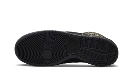 SB Dunk High FAUST Black Gold