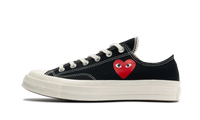 Comme des Garçons Single Heart Chuck 70 Black Low