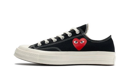Comme des Garçons Single Heart Chuck 70 Black Low