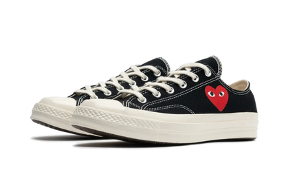 Comme des Garçons Single Heart Chuck 70 Black Low