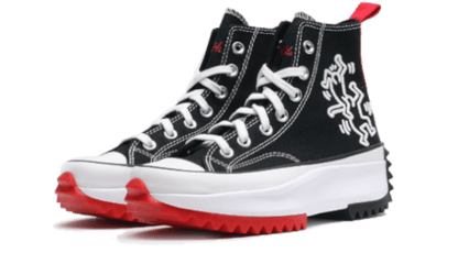 Run Star Hike Hi Keith Haring Black