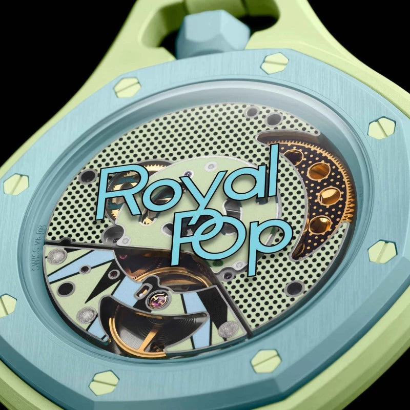 Audemars Piguet Royal Pop Collection Pocket Watch Blaue Acht