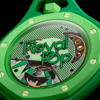 Audemars Piguet Royal Pop Collection Pocket Watch Green Eight
