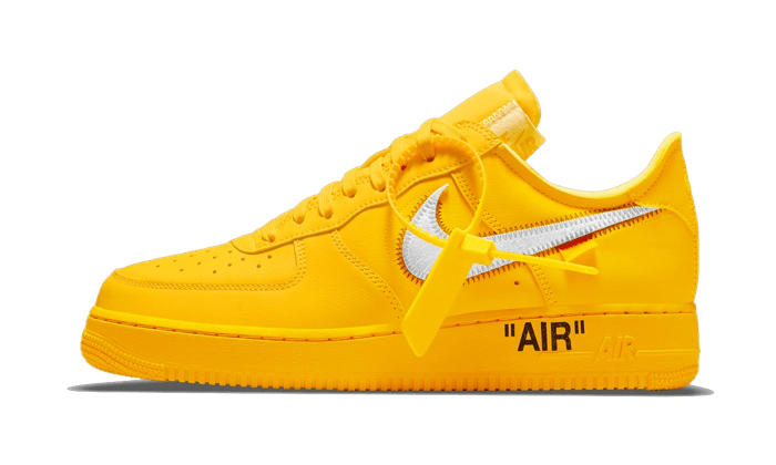 Air Force 1 Low Off-White University Gold Metallic Silber