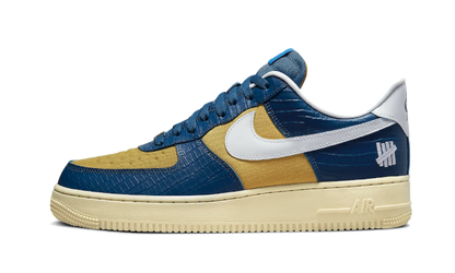 Air Force 1 Low SP Undefeated 5 On It Blue Yellow Croc