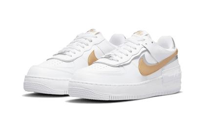 Air Force 1 Shadow White Metallic Gold