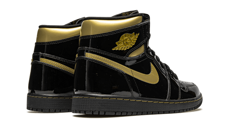 Air Jordan 1 High Schwarz Metallic Gold