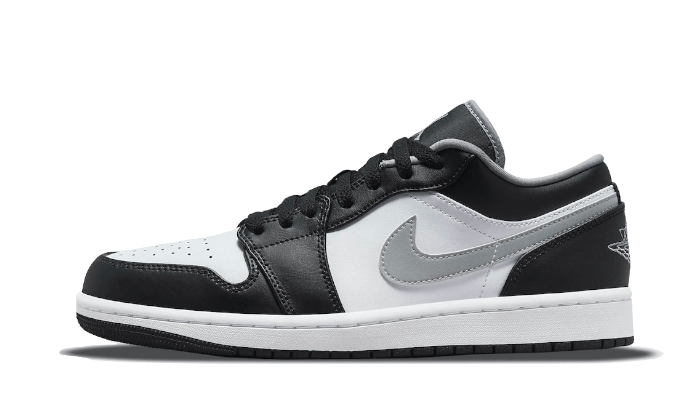 Air Jordan 1 Low Schwarz Weiß Partikelgrau