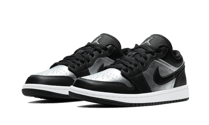 Air Jordan 1 Low SE Schwarz Metallic Silber