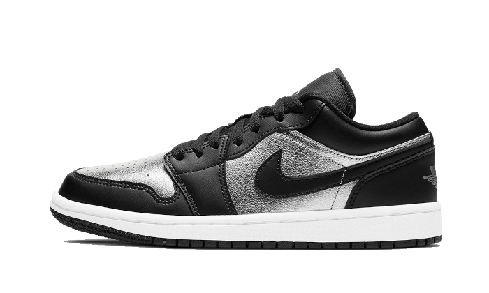 Air Jordan 1 Low SE Schwarz Metallic Silber