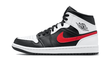 Air Jordan 1 Mid Black Chile Red White