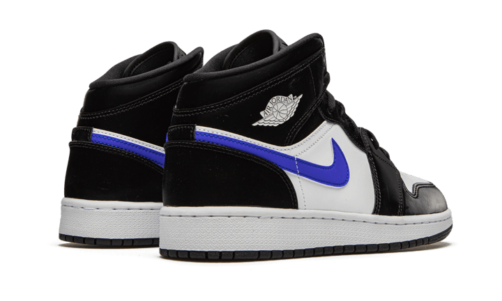 Air Jordan 1 Mid Black Racer Blue White