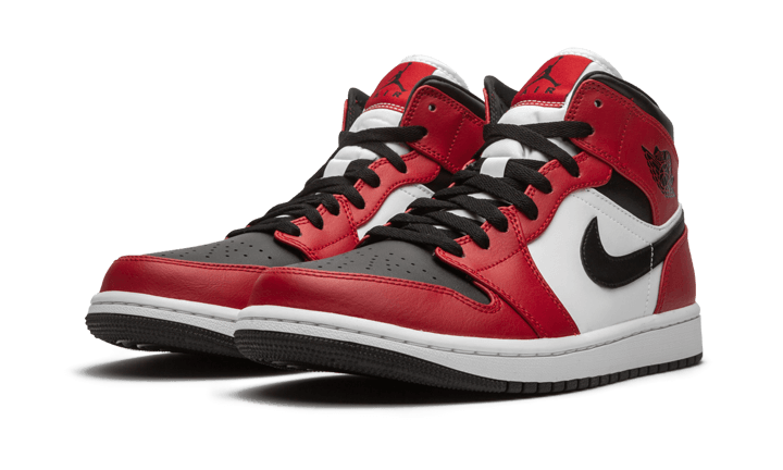 Air Jordan 1 Mid Chicago Black Toe