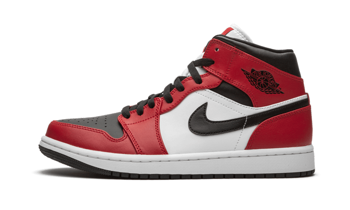 Air Jordan 1 Mid Chicago Black Toe