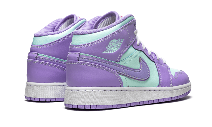 Air Jordan 1 Mid Lila Aqua