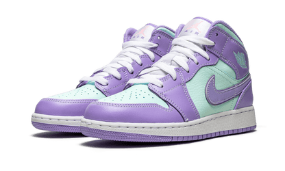 Air Jordan 1 Mid Purple Aqua