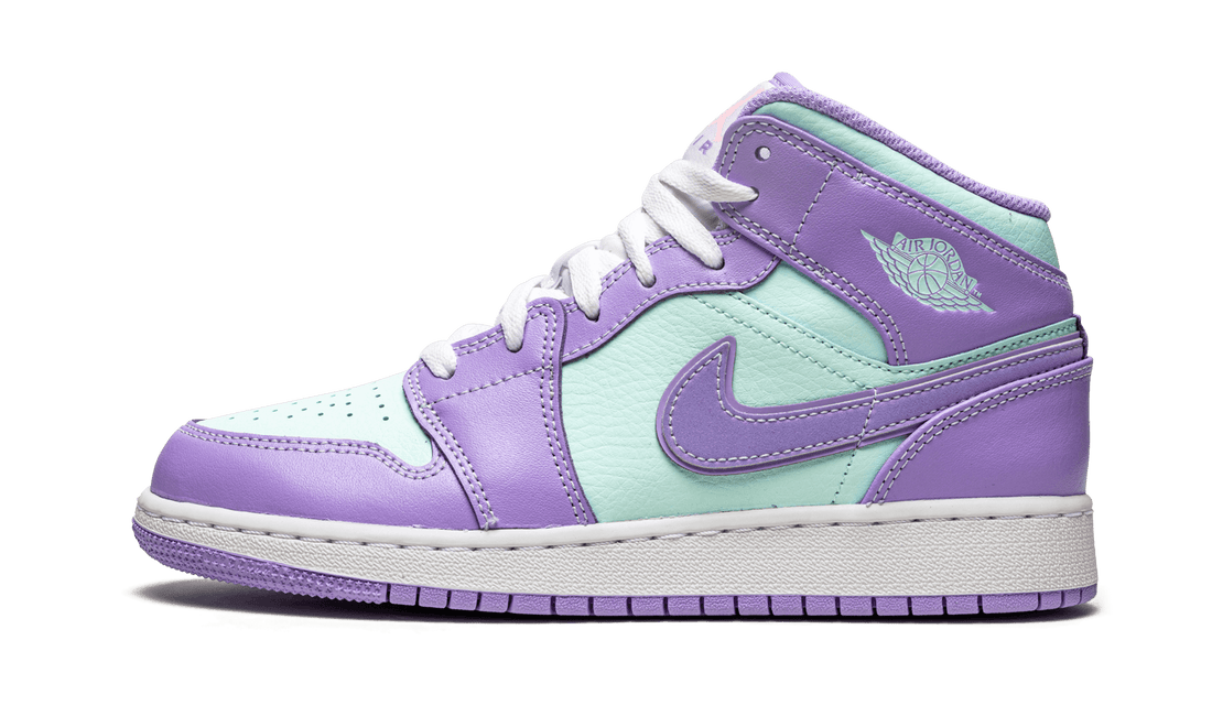 Air Jordan 1 Mid Lila Aqua