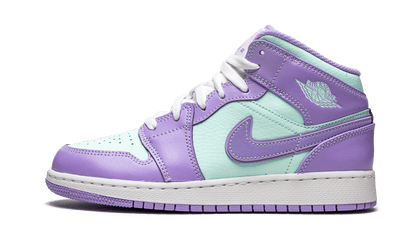 Air Jordan 1 Mid Purple Aqua