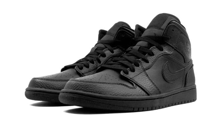 Air Jordan 1 Mid Triple Schwarz