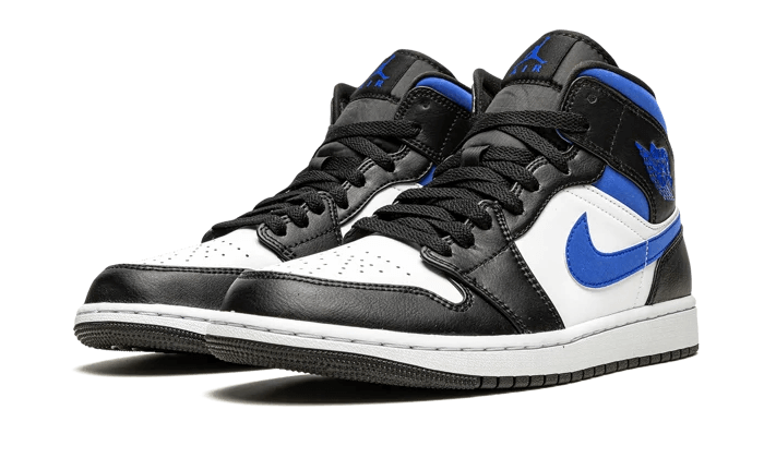 Air Jordan 1 Mid White Black Royal